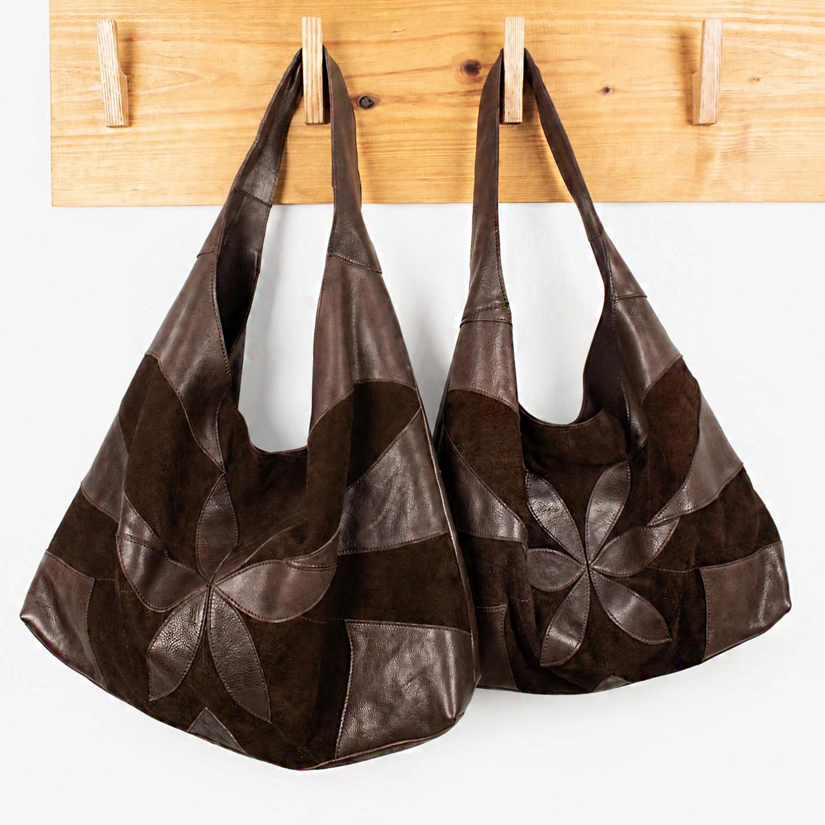 Petite Lindsey Suede Leather Shoulder Bag