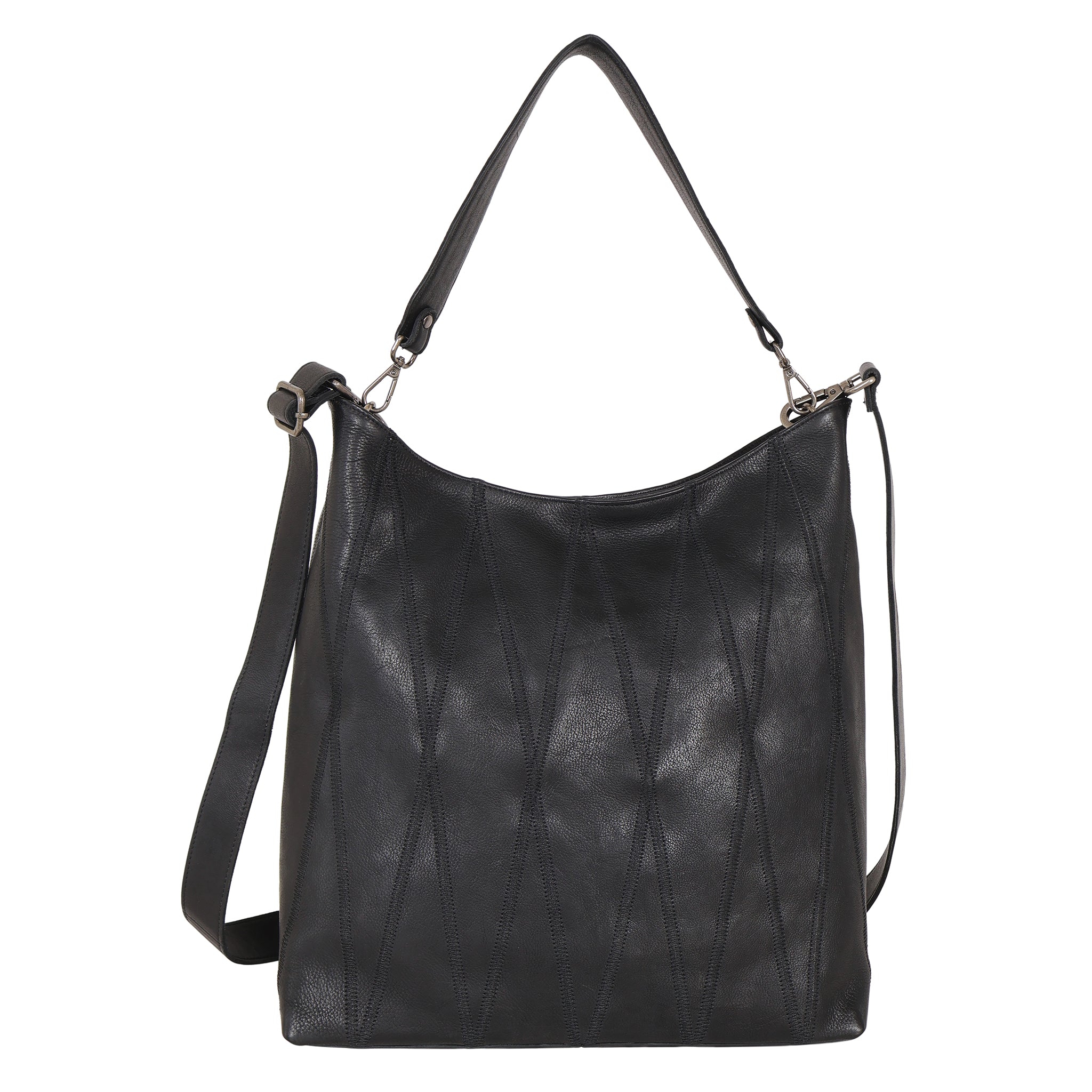 Bree Diamond Leather Shoulder Bag - Latico Leathers