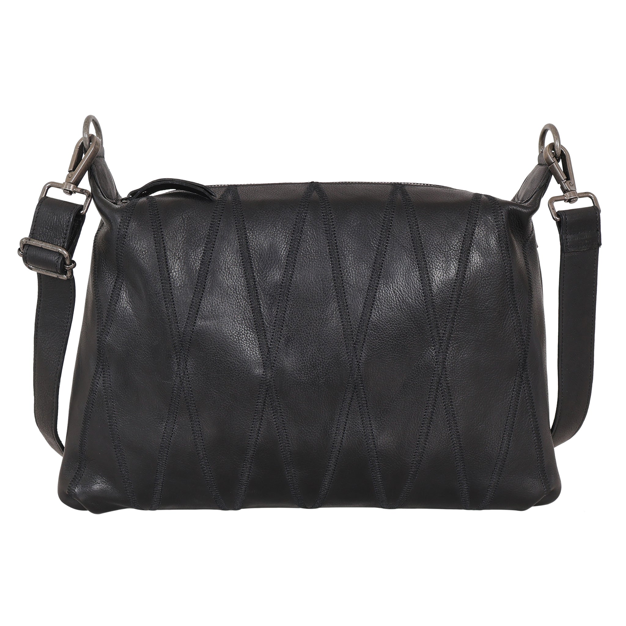 Avery Diamond Leather Crossbody Bag - Latico Leathers