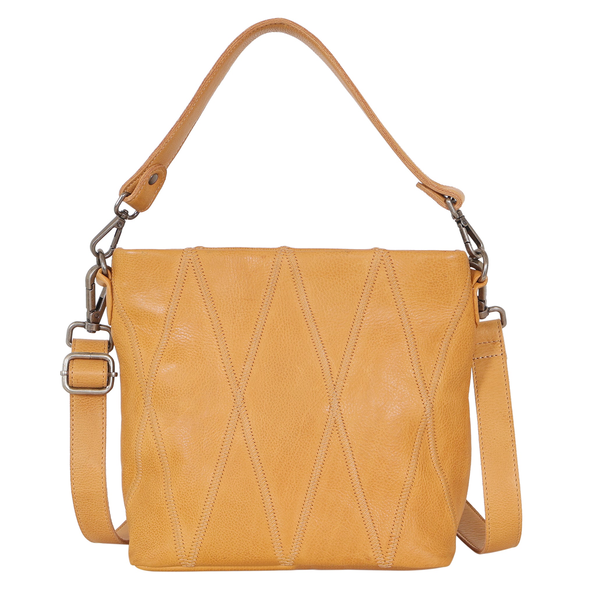 Ivy Diamond Leather Crossbody Bag - Latico Leathers