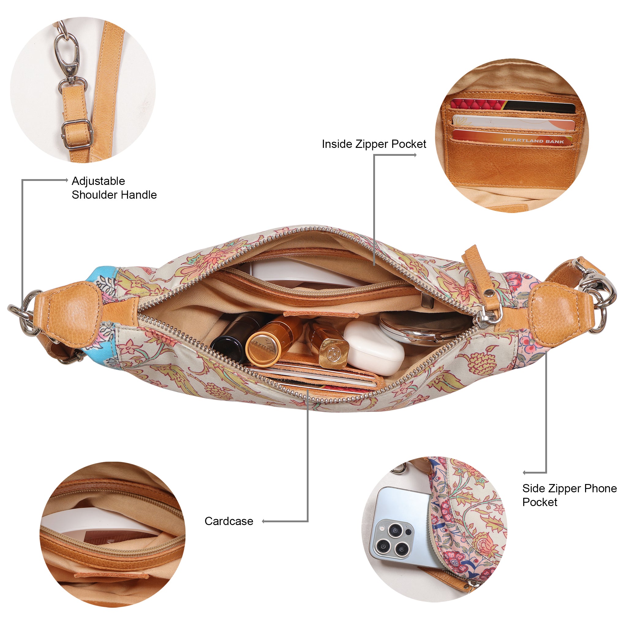 Crosby Leather Sling Bag - Latico Leathers