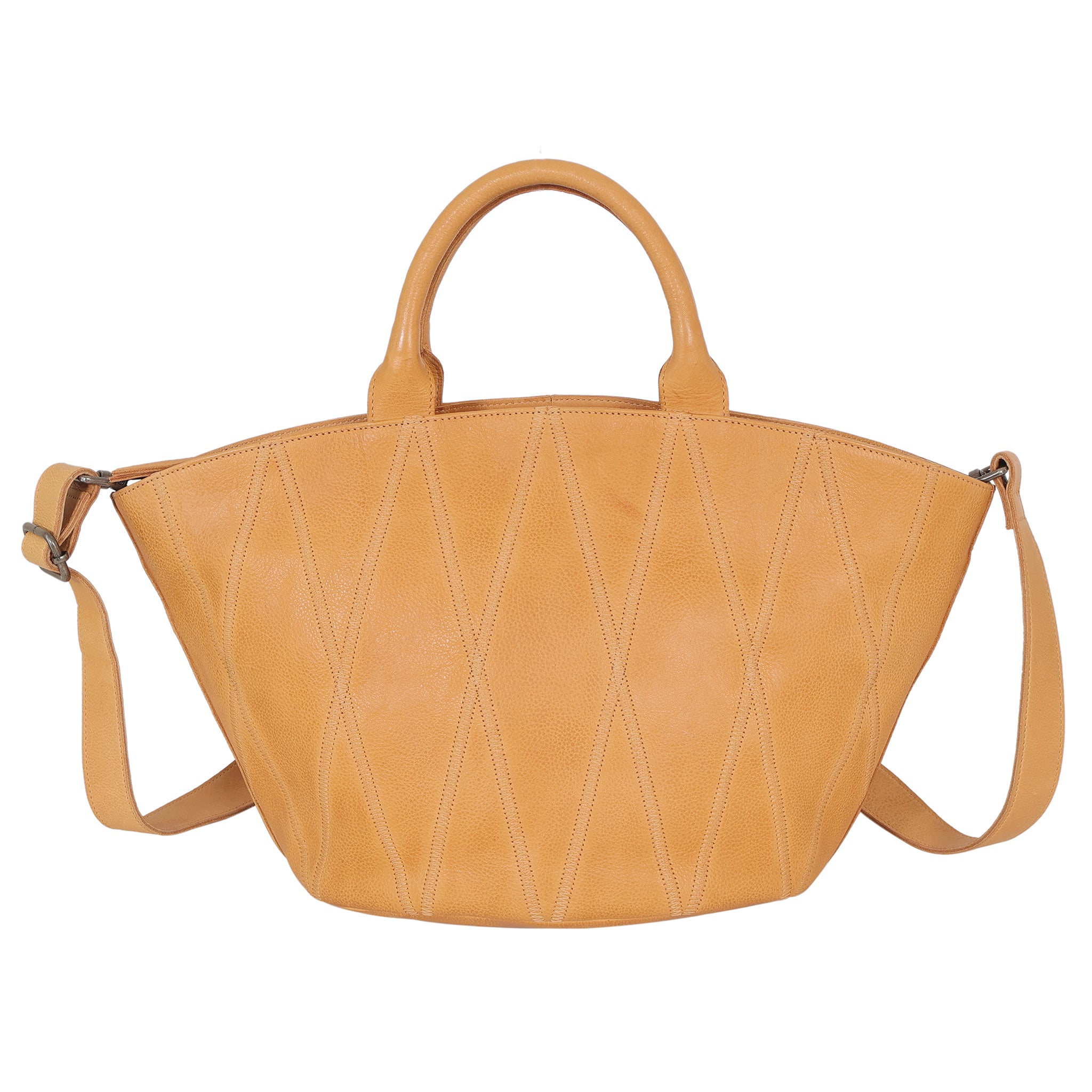 Claudia Diamond Leather Crossbody Bag - Latico Leathers