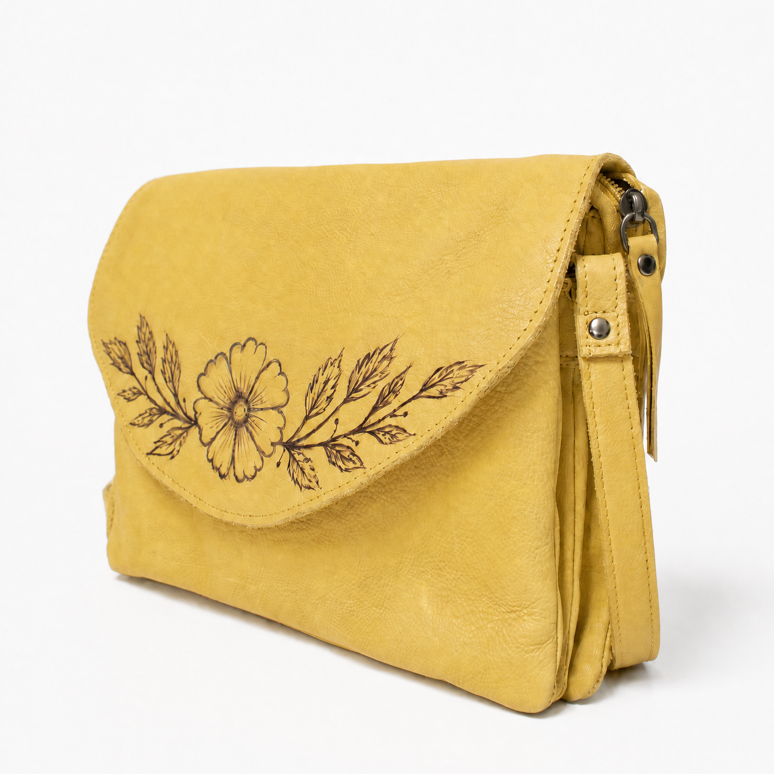 Exclusive One of a Kind Marcus Leather Crossbody Bag