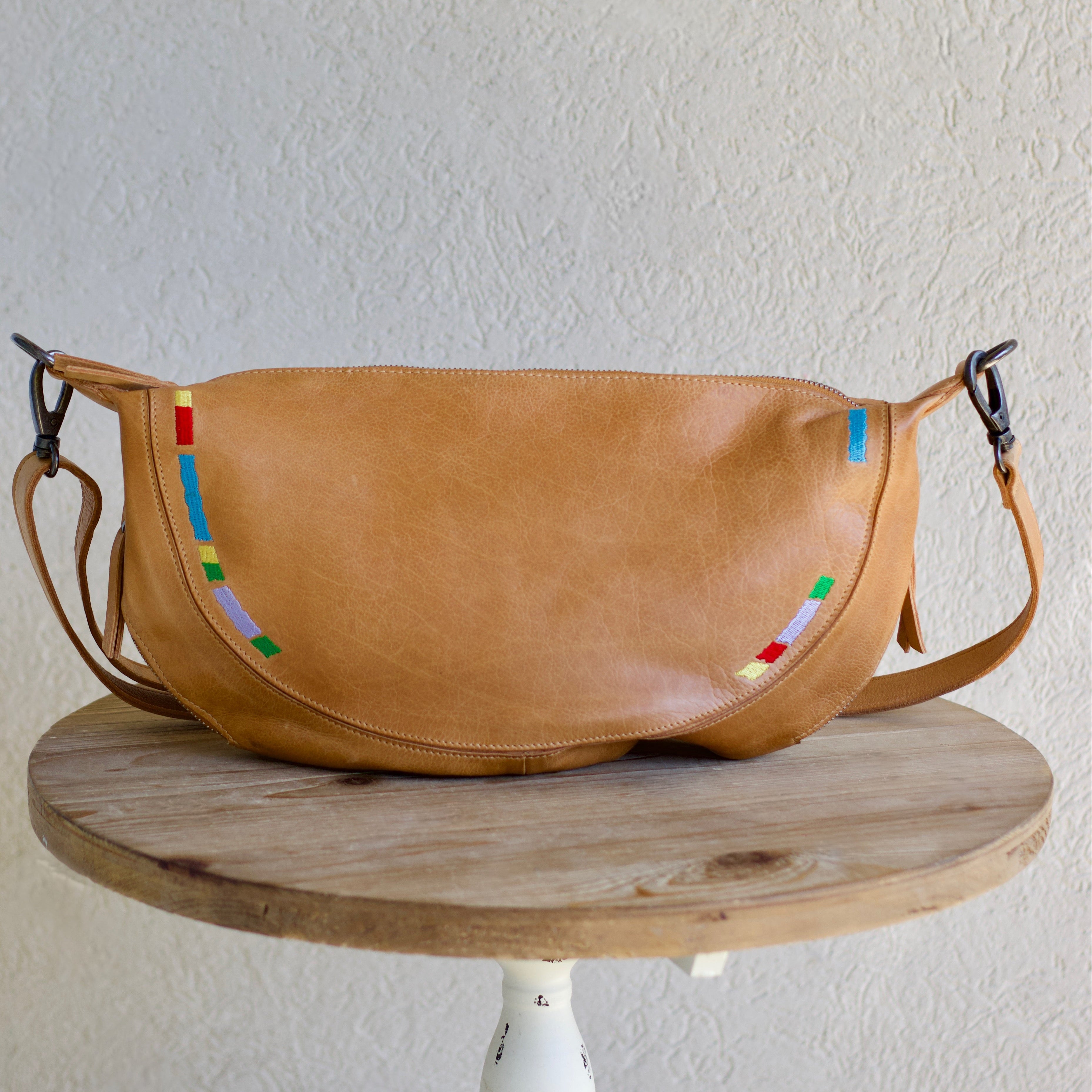 Camel Embroidered Bundle - Latico Leathers