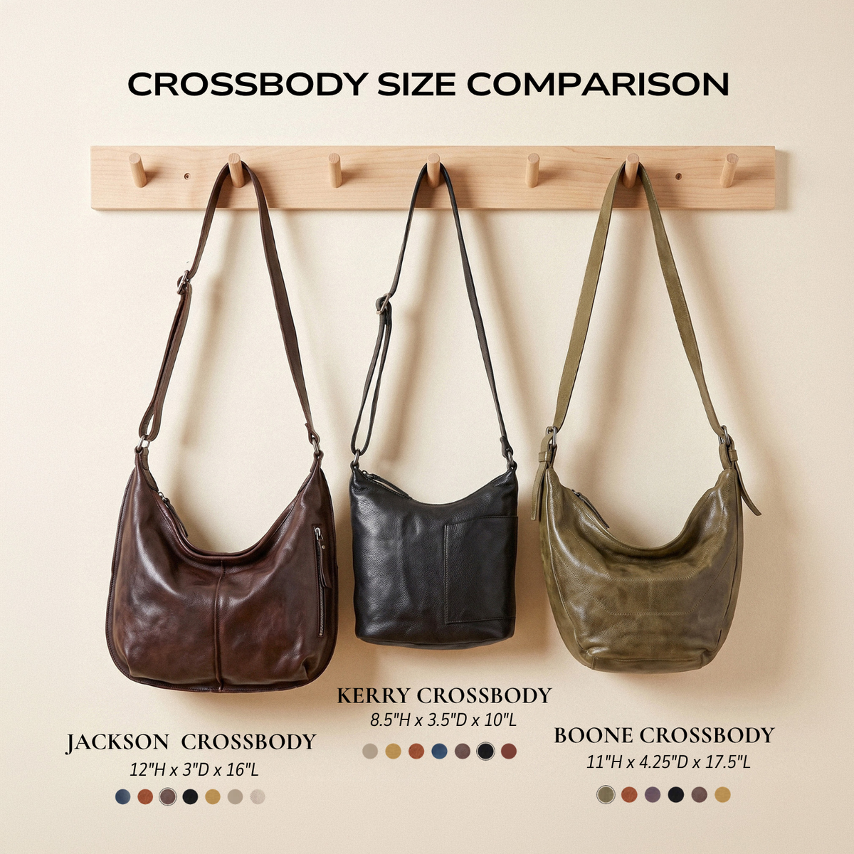 Boone Leather Sling Bag