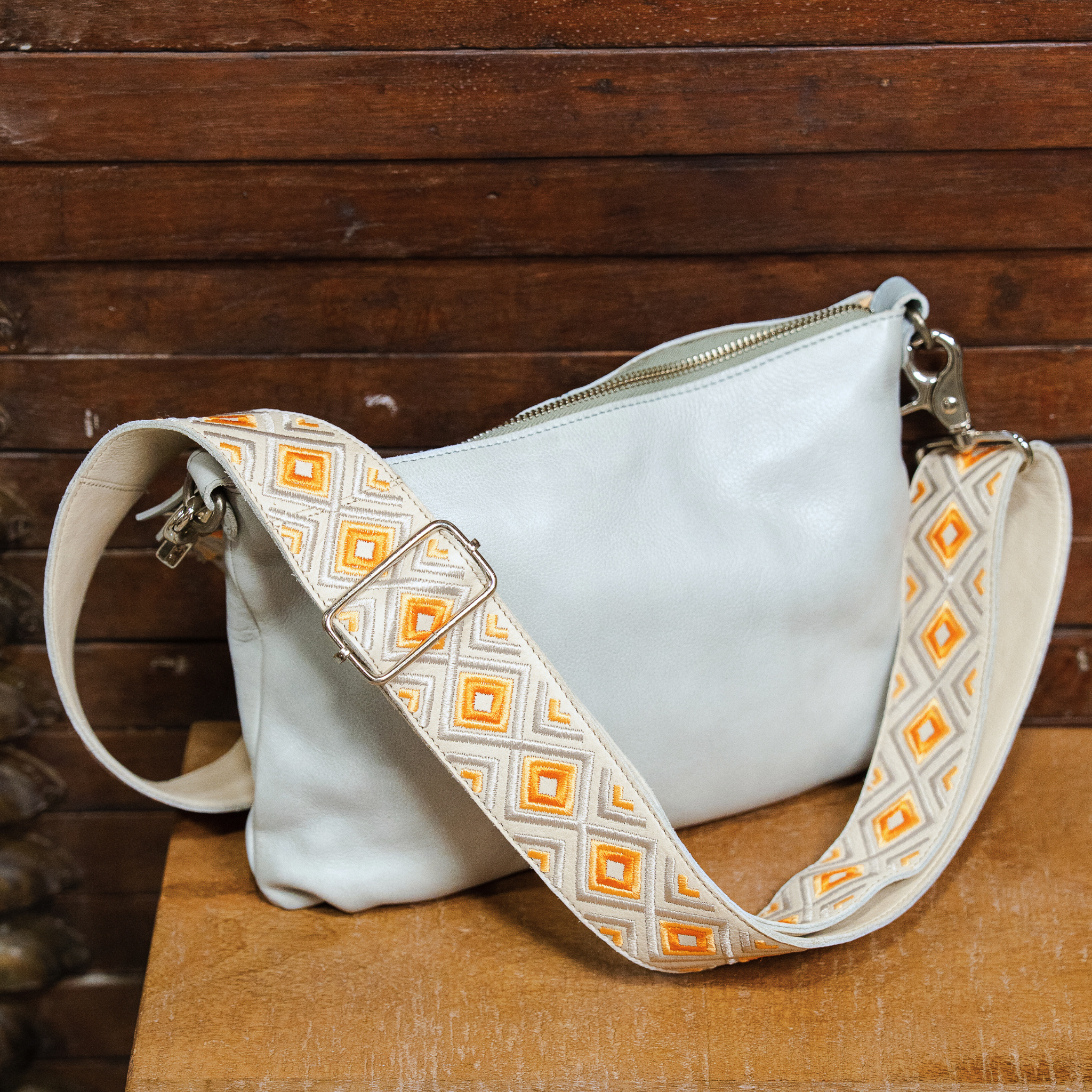 Creamsicle Leather Shoulder Strap - Latico Leathers