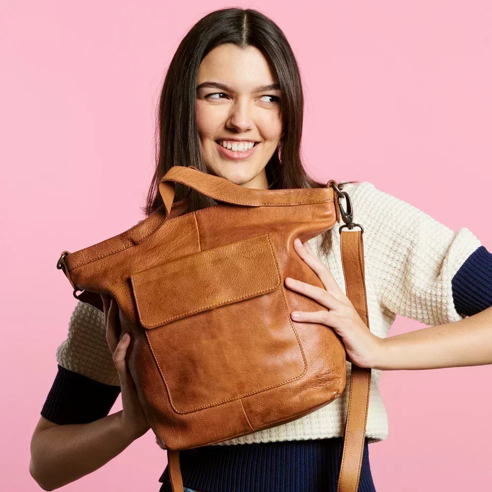 Bianca Leather Tote Bag- Crossbody Bag by Latico Leathers