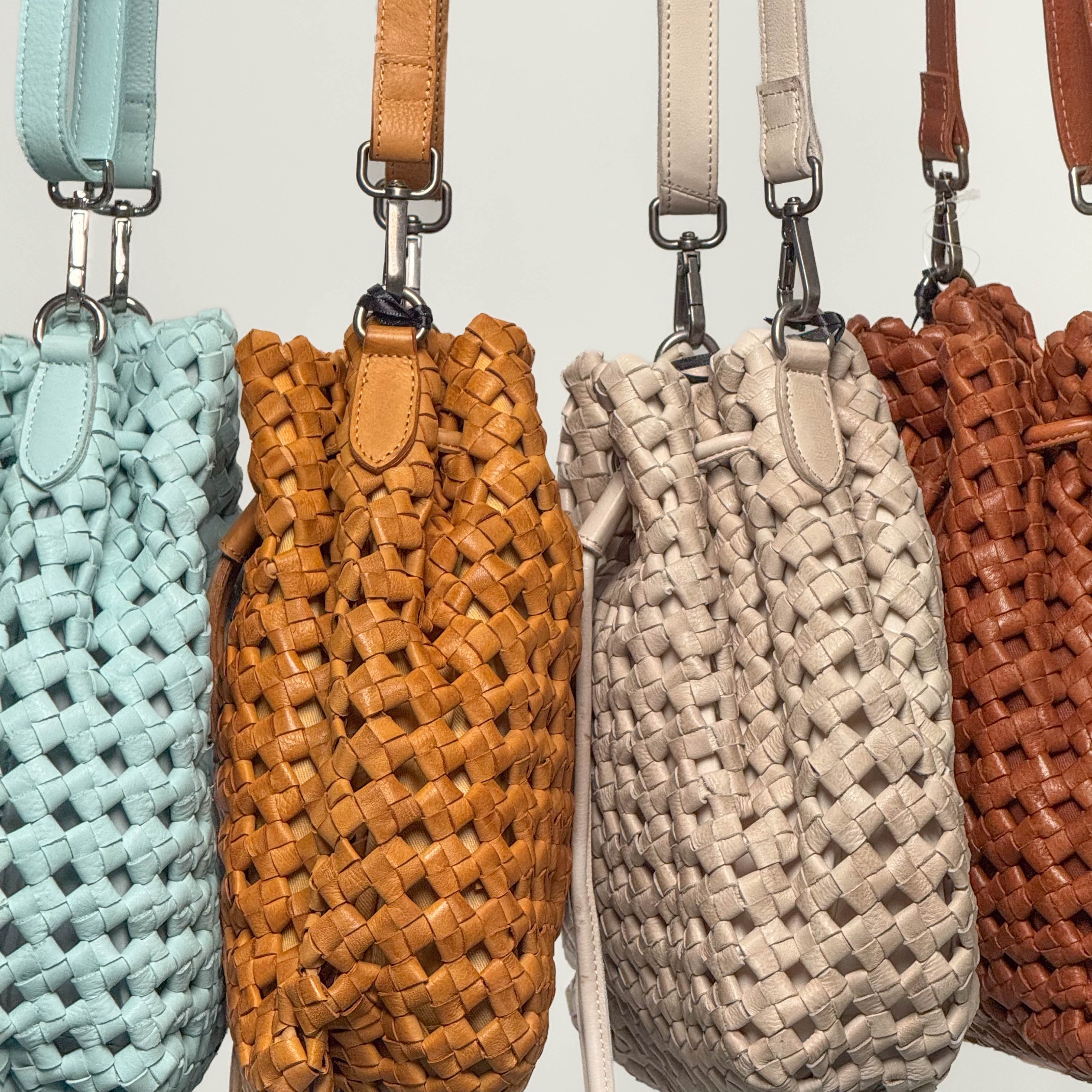 Woven Leather Bags