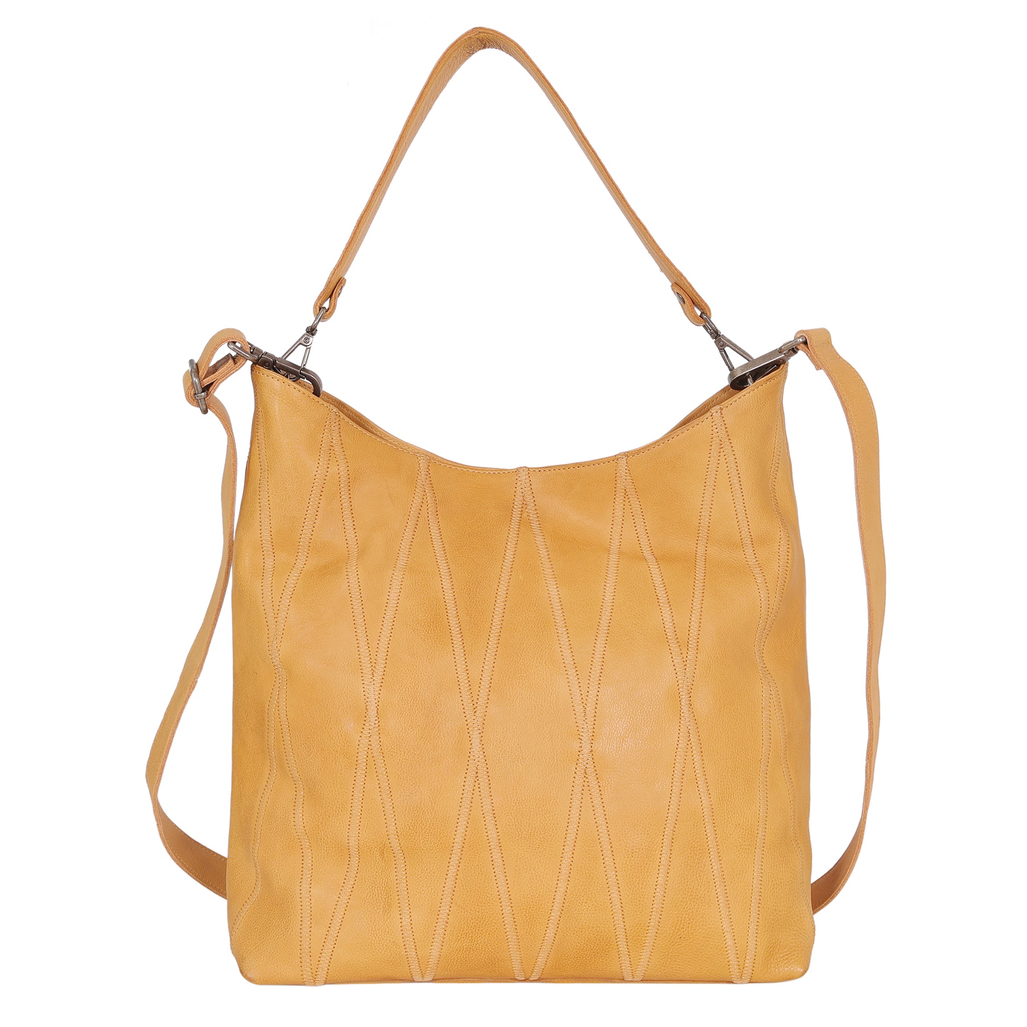 Bree Diamond Leather Shoulder Bag - Latico Leathers