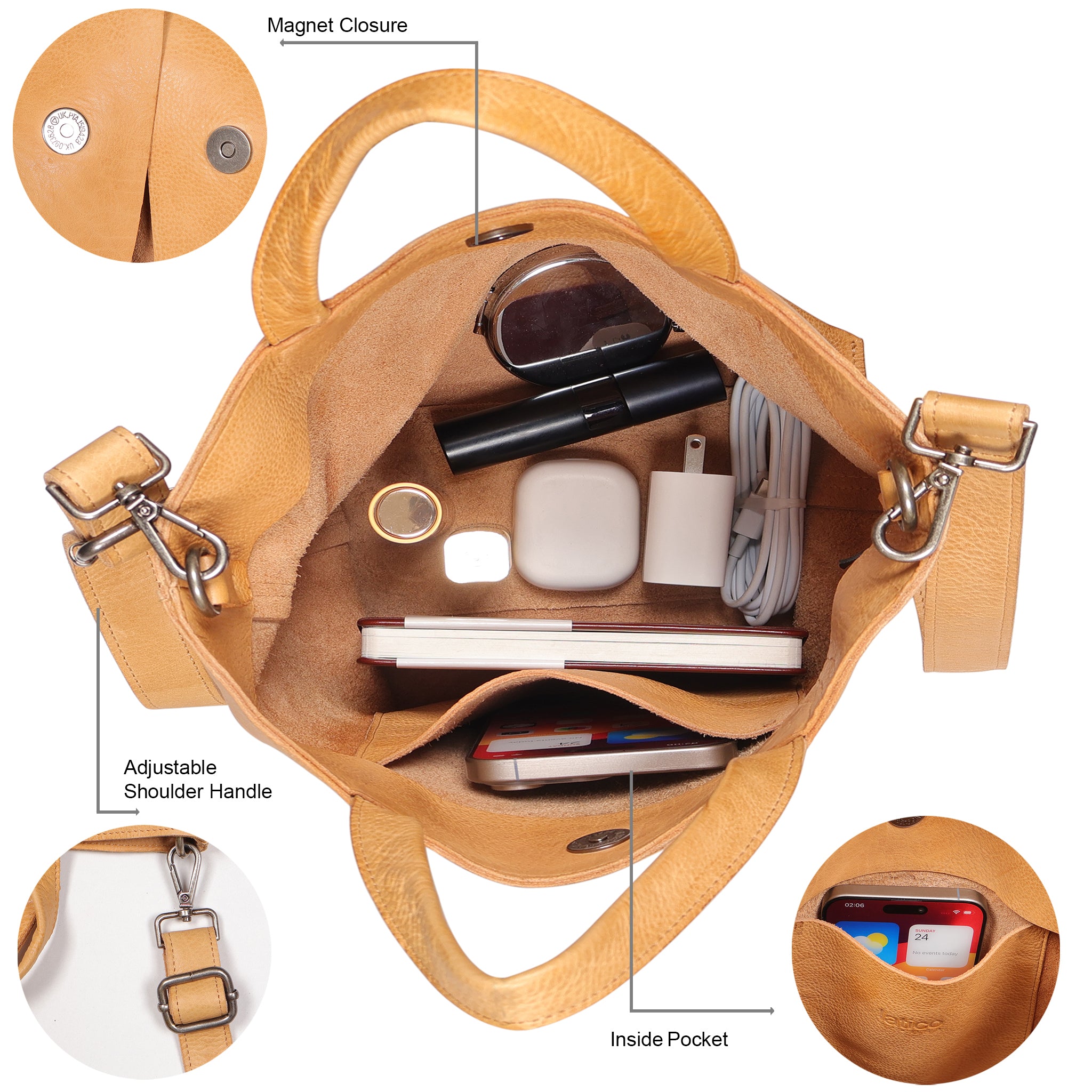 Fiona Leather Crossbody - Latico Leathers