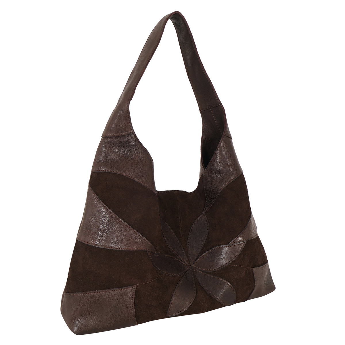 Petite Lindsey Suede Leather Shoulder Bag