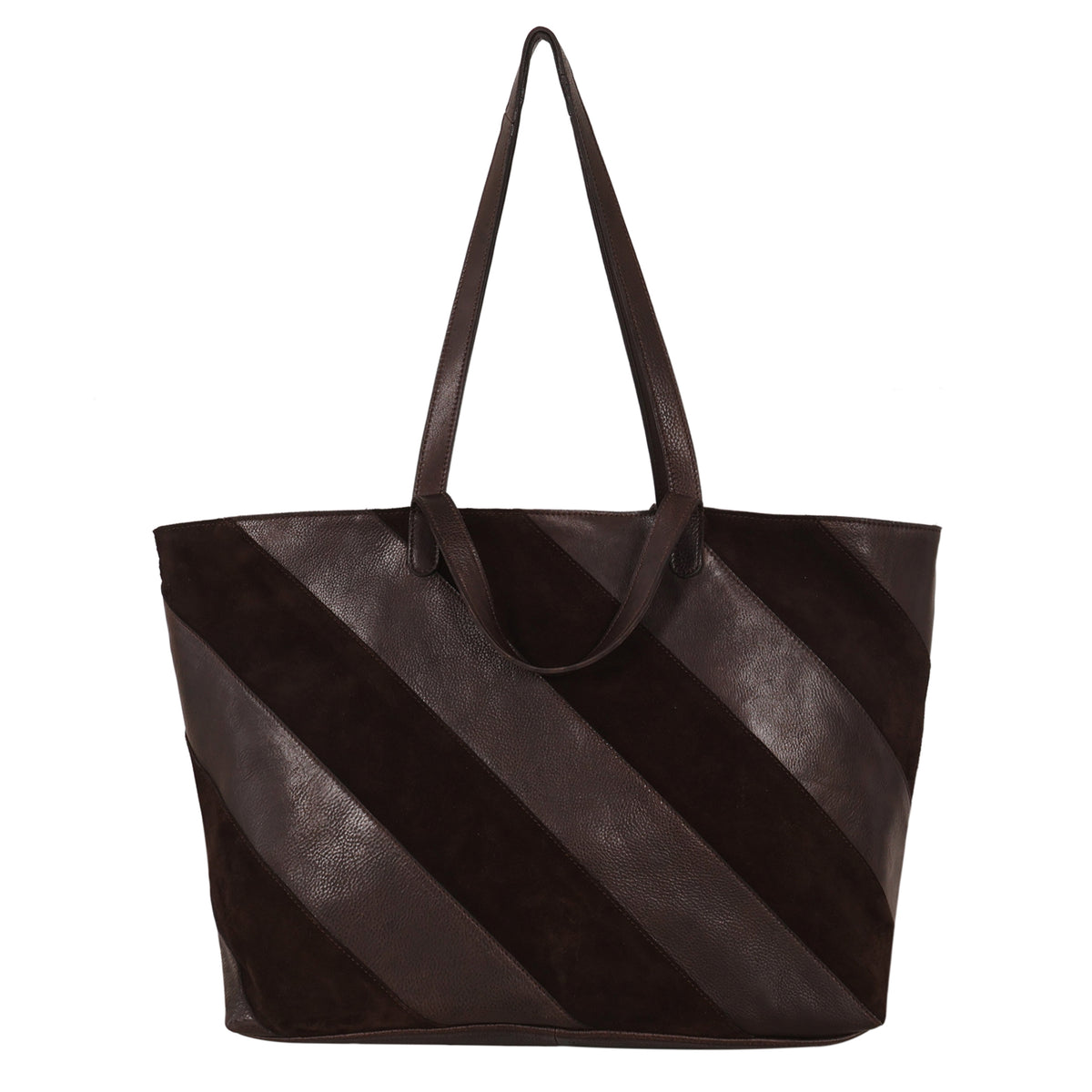 Tanya Suede Leather Tote Bag
