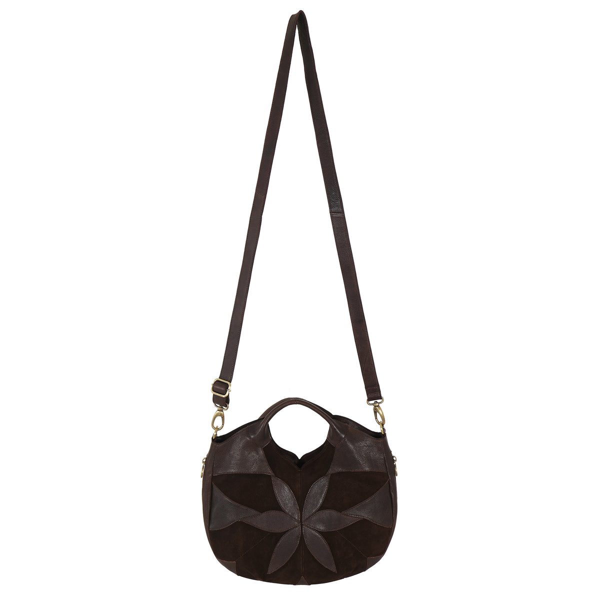 Darby Suede Leather Crossbody Bag