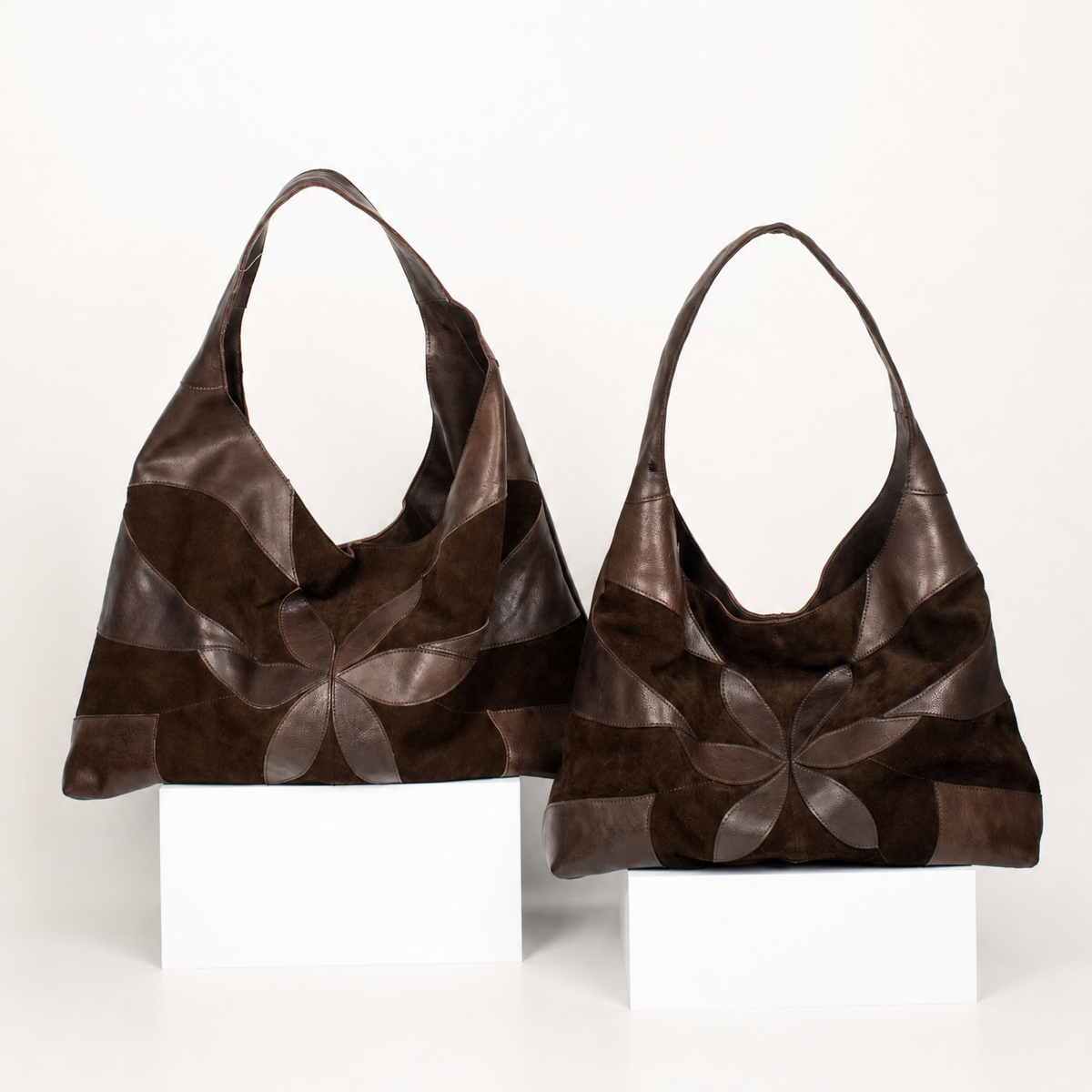 Petite Lindsey Suede Leather Shoulder Bag