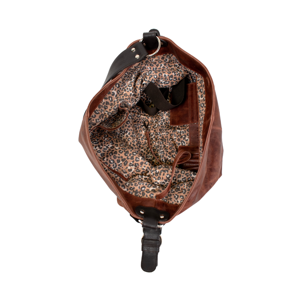 Simone Lg Leather Shoulder Bag