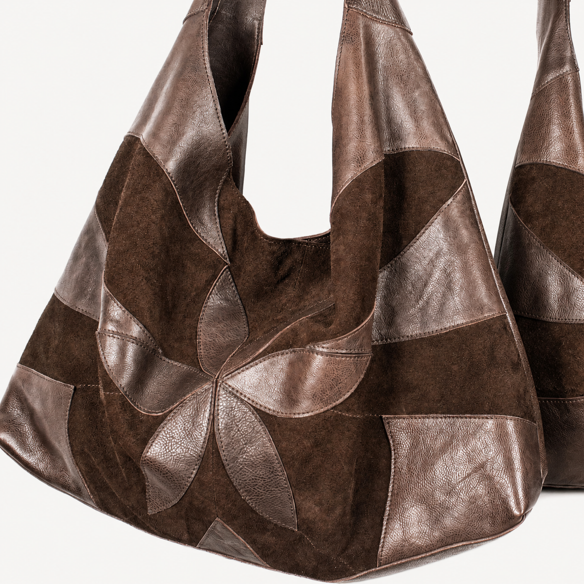 Petite Lindsey Suede Leather Shoulder Bag