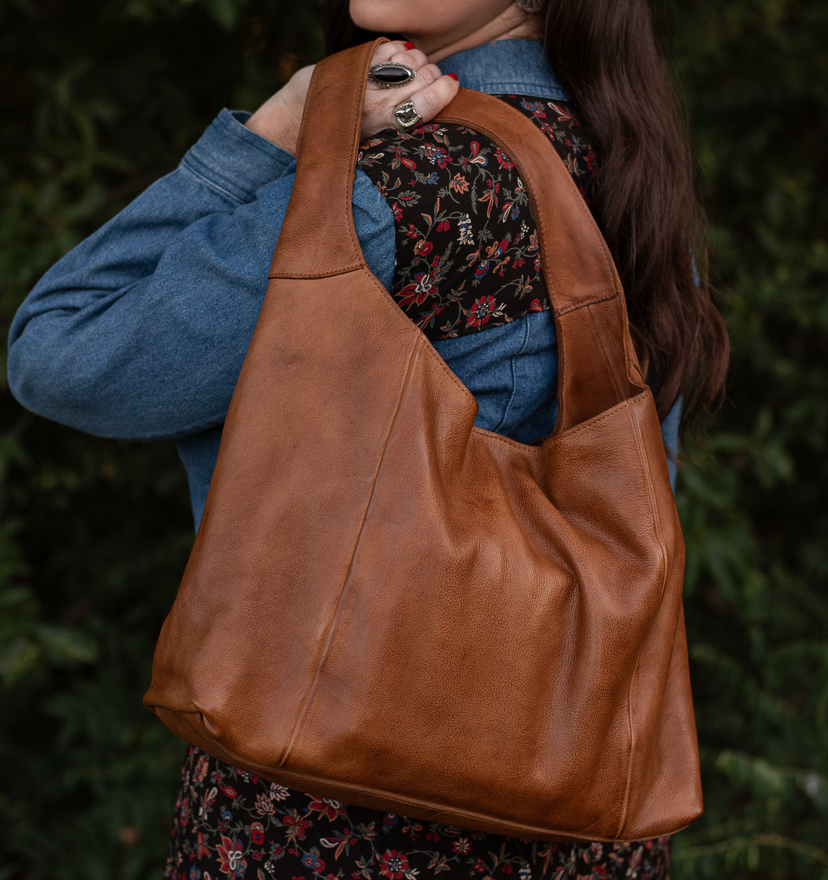 Petite Lindsey Leather Shoulder Bag - Latico Leathers