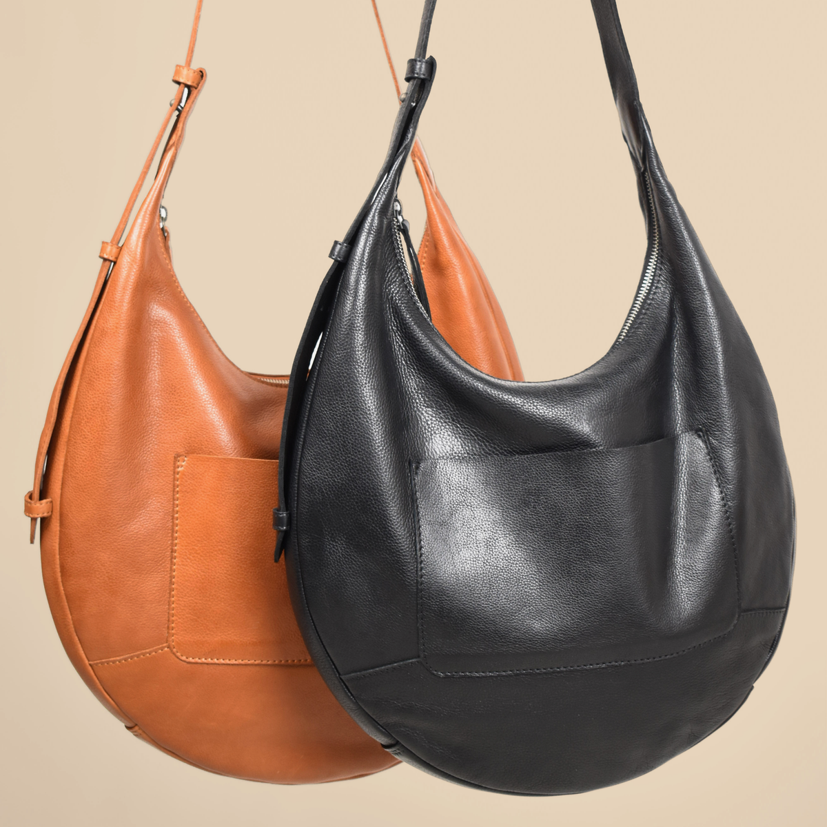 Marcel Stain-Washed Leather Shoulder Bag - Latico Leathers